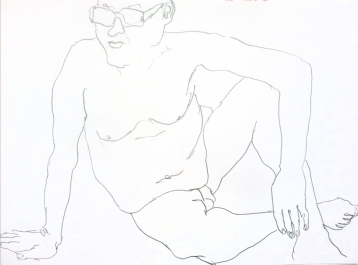 Boris - Zeichnung mit Bleistift