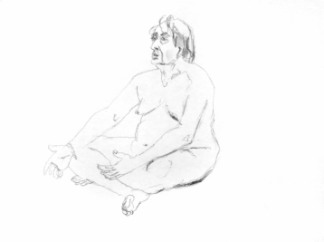 Valery – Zeichnung mit Feder und Pinsel